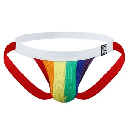 Colorful Low-rise Stretchy Jockstrap
