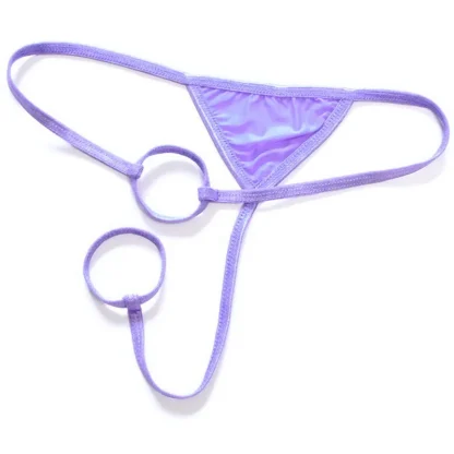 Crotchless Ring Solid G-strings - Image 3