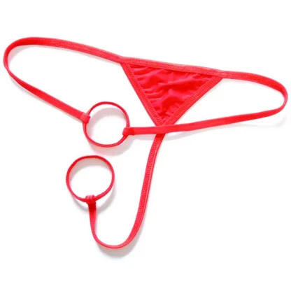 Crotchless Ring Solid G-strings - Image 4