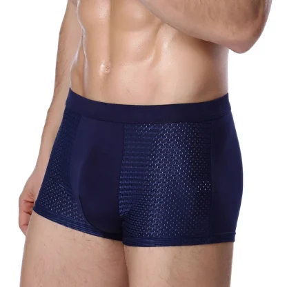Strechy Solid Color Boxer Briefs - Image 3