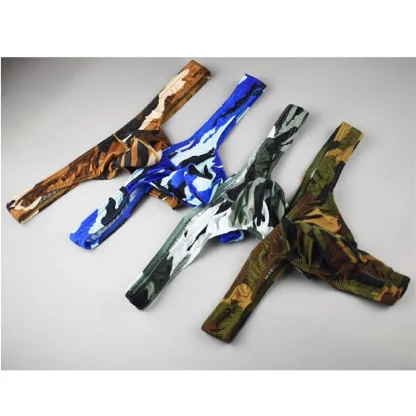 Camouflage Print Breathable Thongs - Image 6