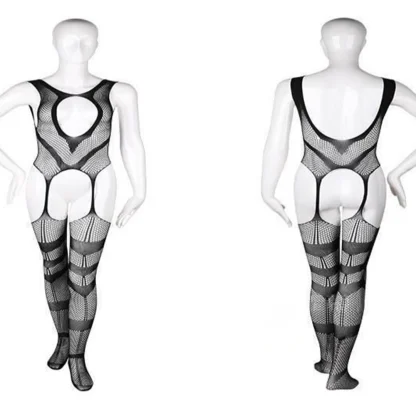 Open Crotch Fishnet Bodystocking - Image 5