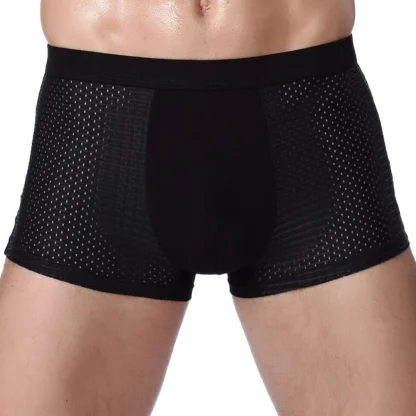 Strechy Solid Color Boxer Briefs
