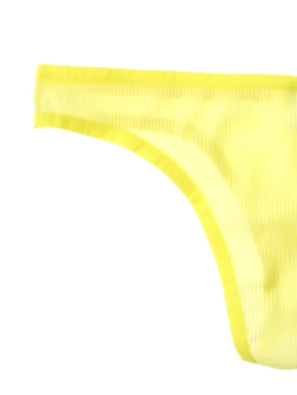 See-through Yellow Men's Panty - Image 5