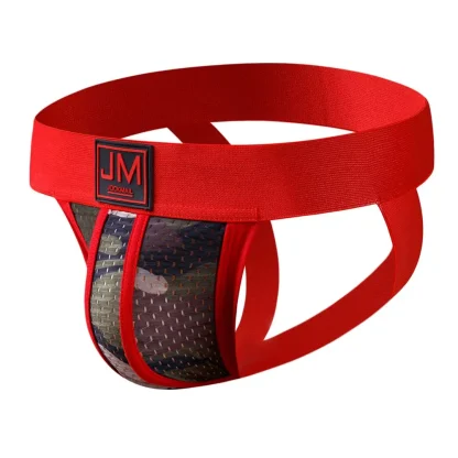 Camouflage Print Mesh Jockstrap - Image 4