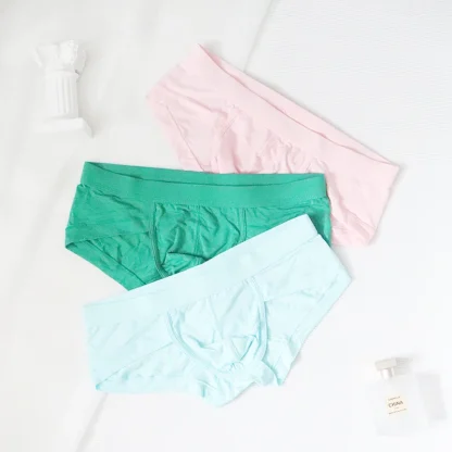 Solid Color Seamless Boxer Briefs - Image 6