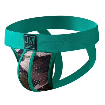 Camouflage Print Mesh Jockstrap - Image 6