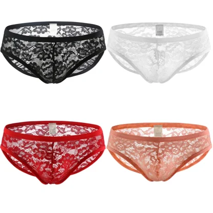 Low-rise See-through Lace Brief - Image 7