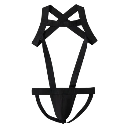 Sexy Strappy Harness Bodysuit - Image 2