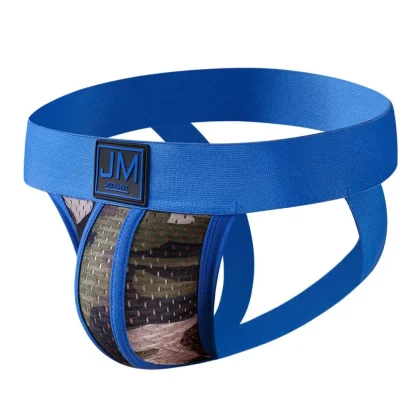 Camouflage Print Mesh Jockstrap - Image 5
