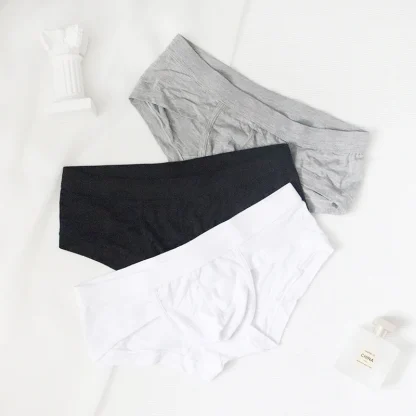 Solid Color Seamless Boxer Briefs - Image 3