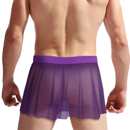 Ultra-thin Mesh Mini Skirt - Image 5