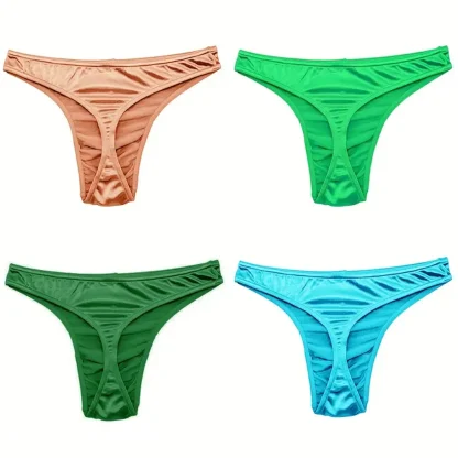 Breathable Solid Color Thongs - Image 5