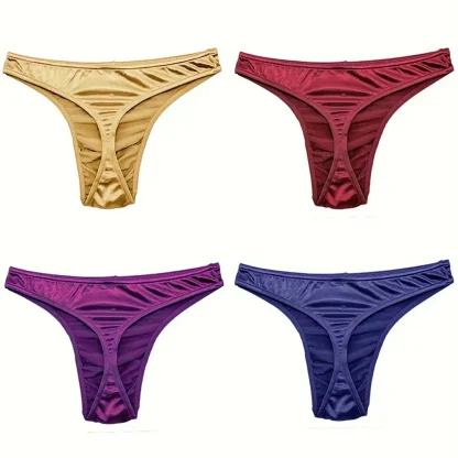Breathable Solid Color Thongs - Image 3