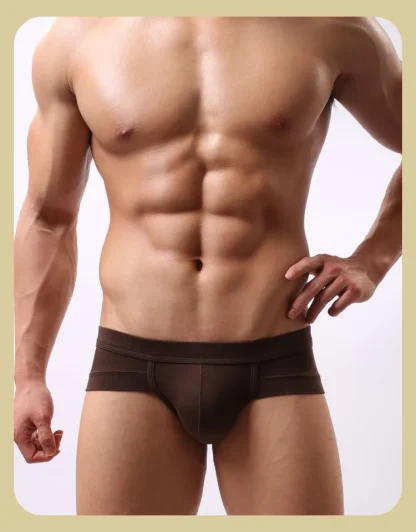 Solid Color Seamless Boxer Briefs
