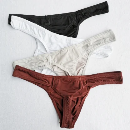 Solid Color Low-rise Bikini Briefs - Image 12