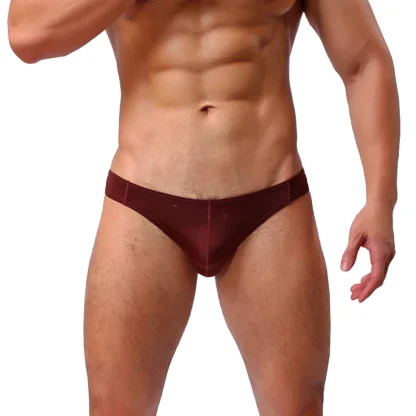 Solid Color Low-rise Bikini Briefs
