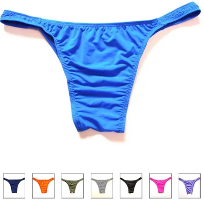Simple Plain Color Thongs - Image 6
