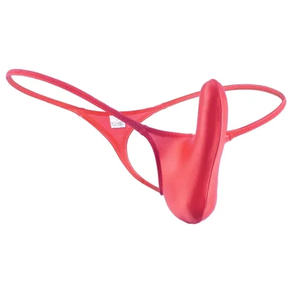 Glossy Bulge Pouch G-string - Image 2