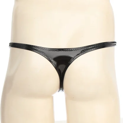 Crotchless Low-rise Black Thong - Image 3