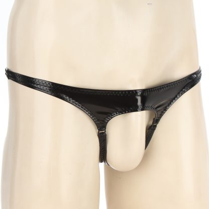 Crotchless Low-rise Black Thong - Image 4