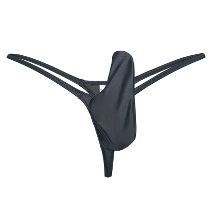 Glossy Bulge Pouch G-string - Image 12