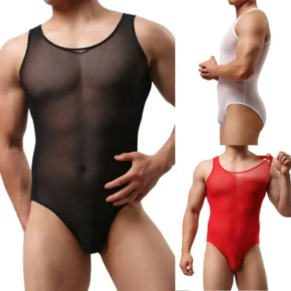 High Elasticity Mesh Bodysuit - Image 7