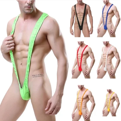 Stretchable Mankini Bodysuit - Image 11