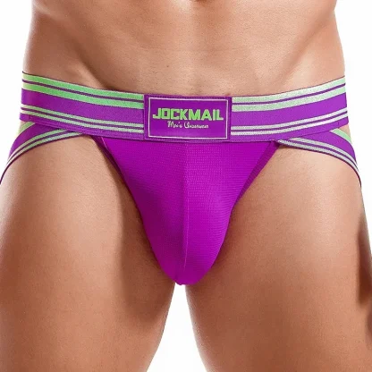 Striped Elastic Comfy Jockstraps - Image 6