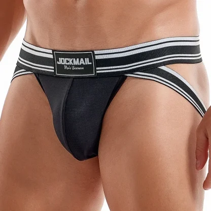 Striped Elastic Comfy Jockstraps - Image 2