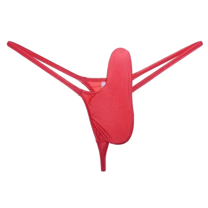 Glossy Bulge Pouch G-string - Image 3