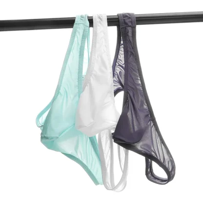 Plus Size Solid Thin Thongs - Image 7