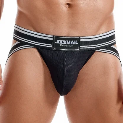 Striped Elastic Comfy Jockstraps - Image 3
