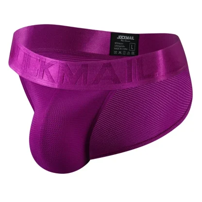Breathable Solid Color Brief - Image 13