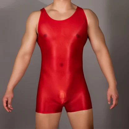 Glossy Transparent Sexy Bodysuit - Image 14