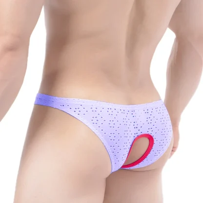 Low-waist Breathable Crotchless Brief