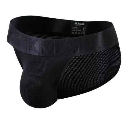 Breathable Solid Color Brief - Image 2