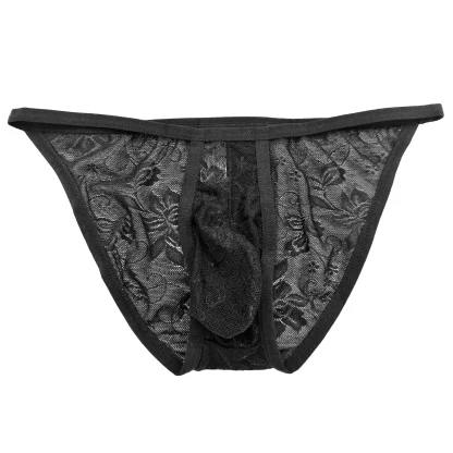 See-through Lace Black Brief - Image 6