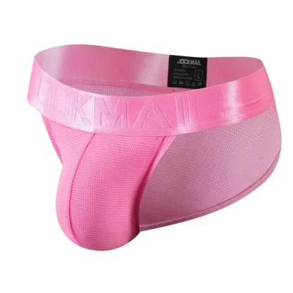 Breathable Solid Color Brief - Image 5