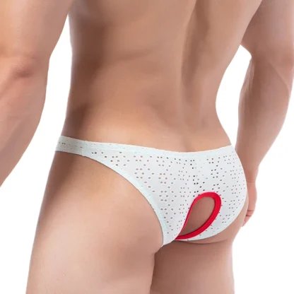 Low-waist Breathable Crotchless Brief - Image 2