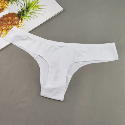 Seamless Solid Color Thong - Image 7