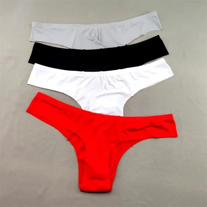 Seamless Solid Color Thong - Image 11