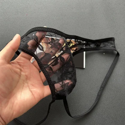 See-through Lace Sexy Jockstrap - Image 3