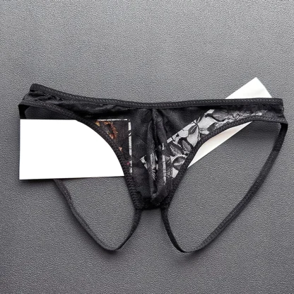 See-through Lace Sexy Jockstrap - Image 2