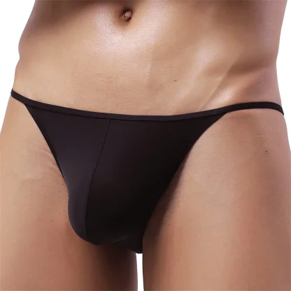 Low Waist Solid Color Bikini Brief - Image 3