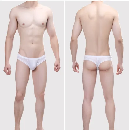 Low-rise Bulge Pouch Casual Thong - Image 10