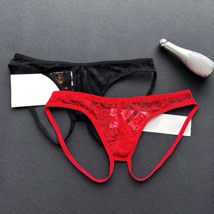 See-through Lace Sexy Jockstrap - Image 5