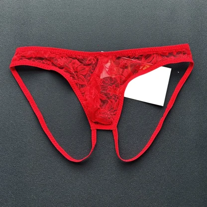 See-through Lace Sexy Jockstrap - Image 4