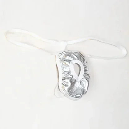 Open Hole Crotch Solid G-string - Image 6